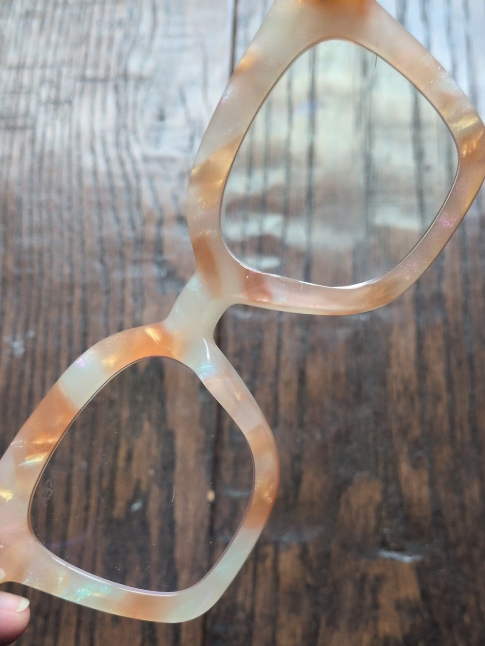 ANTHRO I Peach Tortoiseshell Cat-eye Frame TAYLOR Reader Glasses by I-SEA - Picture 9 of 15